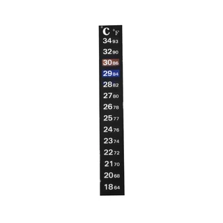 สติกเกอร์ เทอร์โมมิเตอร์ ติดตู้ปลา ถังหมัก แผ่นแปะวัดอุณหภูมิ (Sticker Thermometer) สินค้าพร้อมส่งในไทย