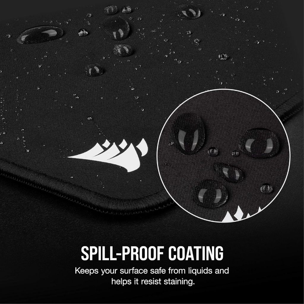 MOUSE PAD (เมาส์แพด) CORSAIR MM350 PRO PREMIUM SPILL-PROOF CLOTH GAMING MOUSE PAD - EXTENDED XL (BLACK) (CH-9413770-WW)