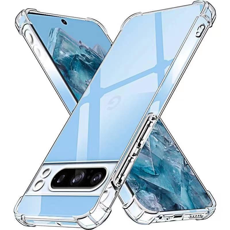 Google Pixel 8a/Pixel 8A/Pixel 8Pro(พร้อมส่งในไทย)เคสTPUใสกันกระแทกแบบคลุมกล้องGoogle Pixel 8/Google