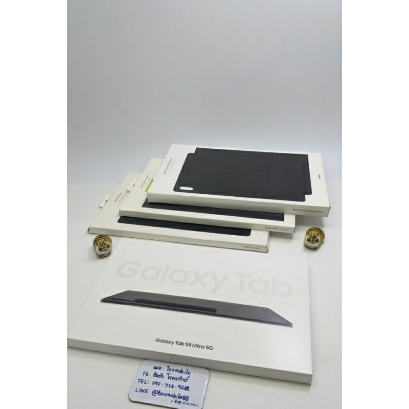 ขาย / เทิร์น Samsung Galaxy Tab S8 Ultra 5G ศูนย์ไทย สภาพใหม่เอี่ยม อุปกรณ์ครบยกกล่อง ประกันเหลือ พร้อม Book Cover