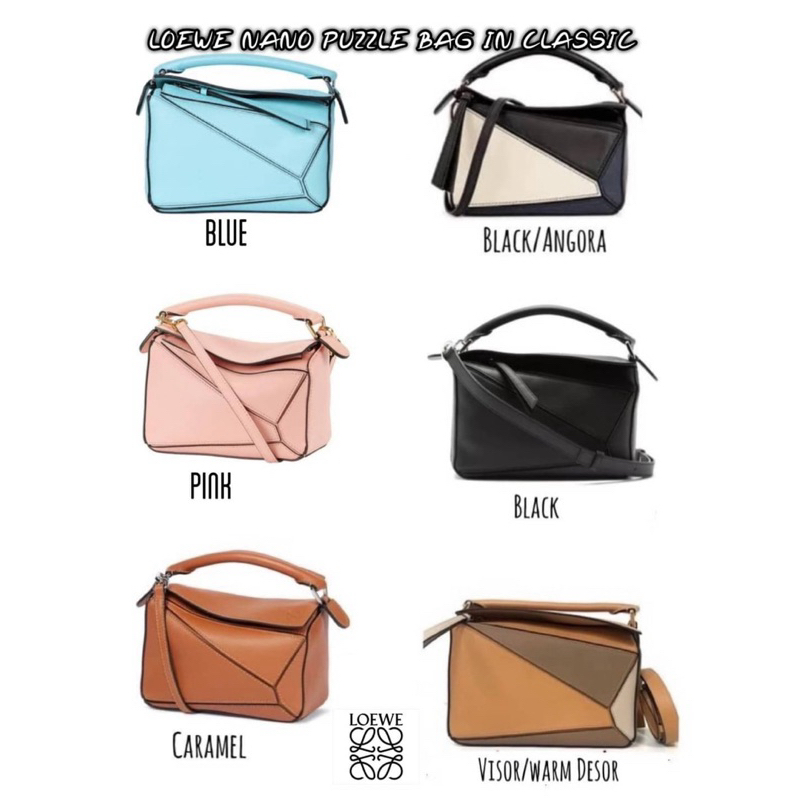 Lo•ewe Nano Puzzle bag in classic