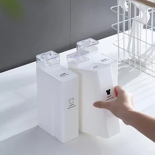 Goody Home กล่องเก็บน้ำยาขนาด 1000 MLสำหรับใส่ น้ำยาซักผ้า น้ำยาปรับผ้านุ่ม (ราคาที่จำหน่าย ต่อ หนึ่งอัน)