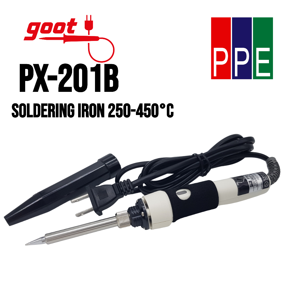 PX-201B [Goot] หัวแร้งบัดกรีปรับอุณหภูมิได้ 250-450 องศา 70W Temperature Adjustable Soldering Iron 2