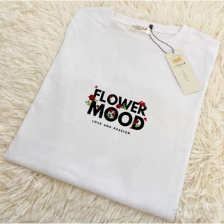 Jarikashop - เสื้อยืดลาย Flower mood ( งานป้าย.. Jarika ) ( จ214 )