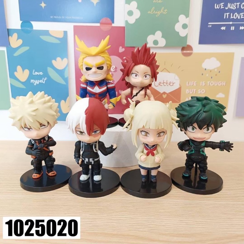 โมเดล มายฮีโร่ Myhero ยกเซ็ท 🔥สินค้าพร้อมส่งได้ทุกตัว🔥 งานสวย สูง 10เซ็น