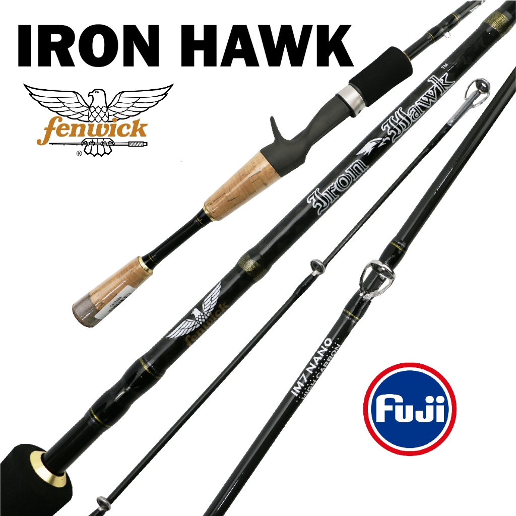 คันเบ็ด Fenwick IRON HAWK (สองท่อน) ตีเหยื่อปลอม