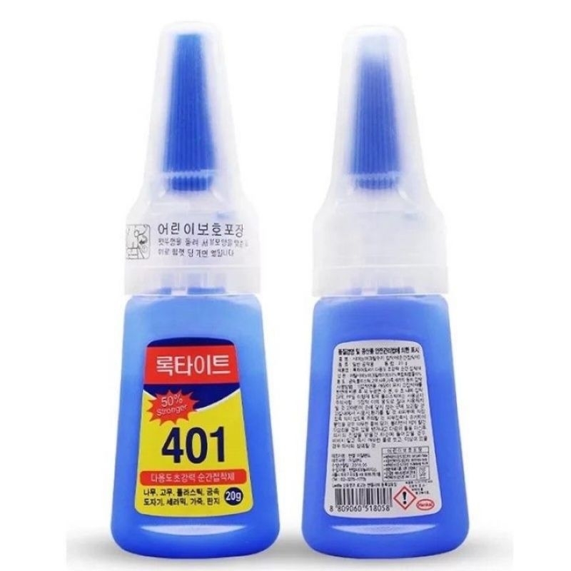กาว401ติดเล็บกาวเจลอย่างดีติดแน่นติดทน💯