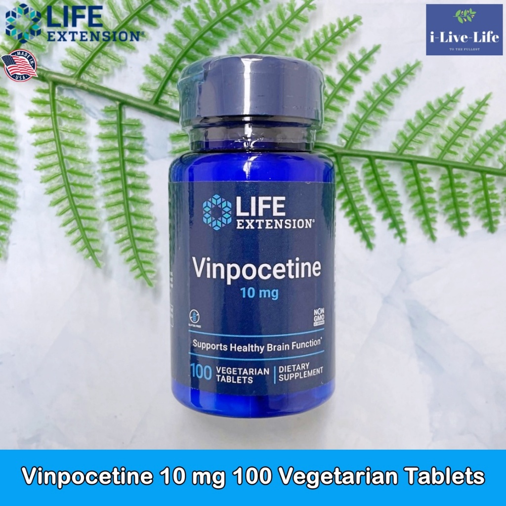 Life Extension - Vinpocetine 10 mg 100 Vegetarian Tablets