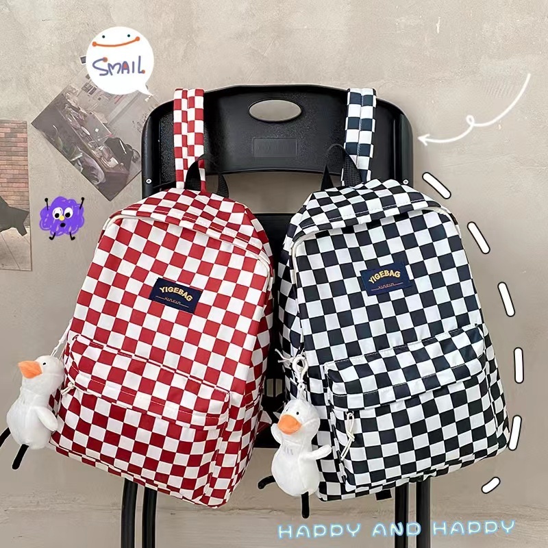 (พร้อมส่ง)Su113 ะเป๋าเป้สะพายหลัง ขนาดใหญ่ จุของได้เยอะ สไตล์ฮาราจูกุ แฟชั่นสตรีท สําหรับนักเรียนมัธยมปลาย