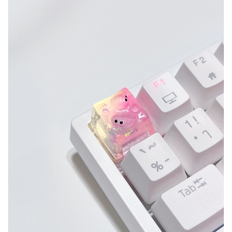 Keycap - คีย์แคปเรซิ่นลายน้องหยดน้ำ