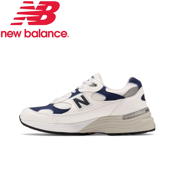 【ของแท้ 100%】New Balance NB 992 Running shoes white