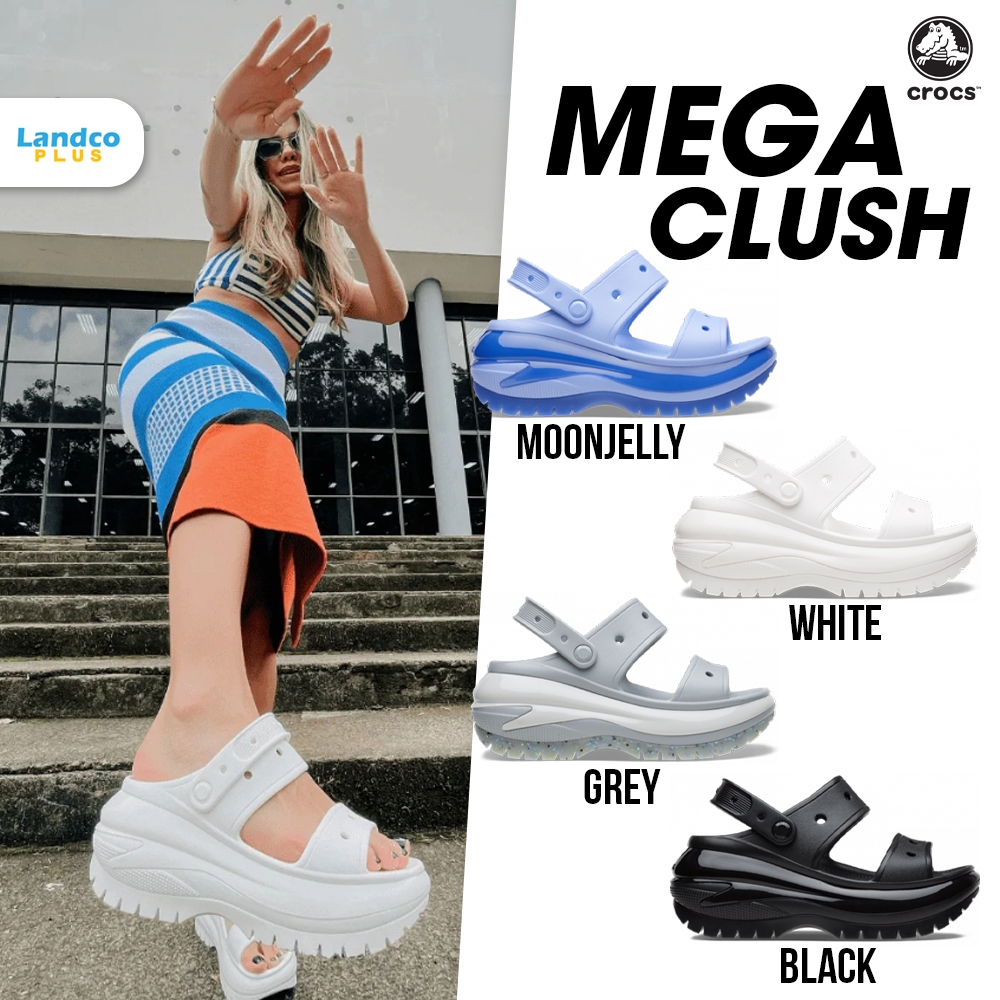 Crocs Collection รองเท้าแตะ UX Mega Crush 207989-001 / 207989-007 / 207989-100 / 207989-5Q6