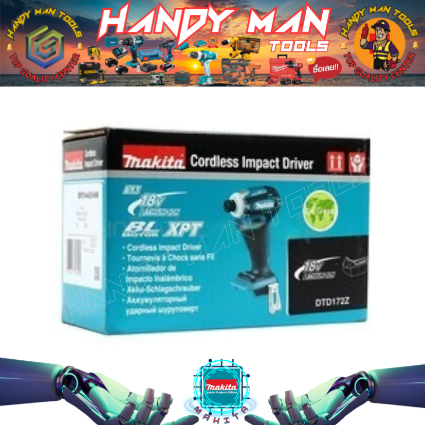 MAKITA รุ่น DTD172Z สว่านอิมแพคไร้สาย 18V (สินค้ามีคุณภาพ..พร้อมจัดส่ง..) # ออก..ใบเสร็จ-ใบกำกับภาษี
