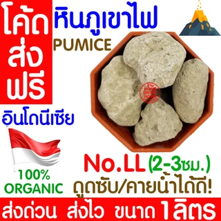 *โค้ดส่งฟรี* หินภูเขาไฟ 500กรัม/1L 00/01/02/L/LL เพิ่มความโปร่งให้ดิน หินพัมมิส Pumice วัสดุปลูกผสมดิน กระถาง outlet