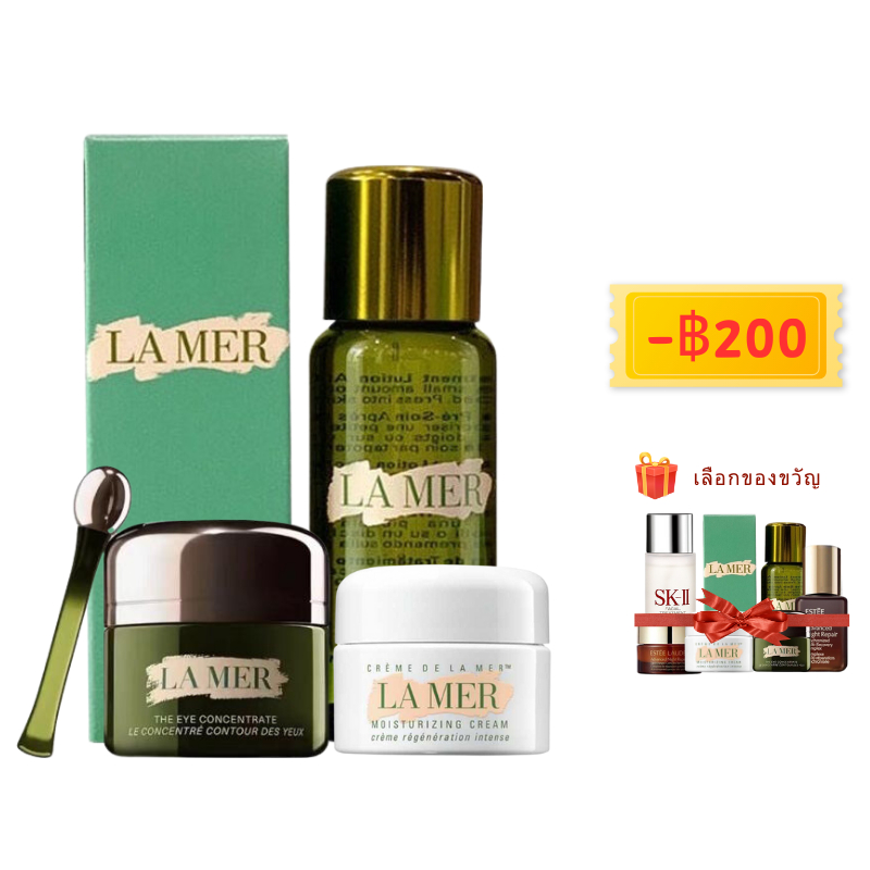 La Mer The Treatment Lotion 30ml/La Mer The Eye Concentrate 15ml/La Mer Moisturizing Cream 7ml แพ็คต