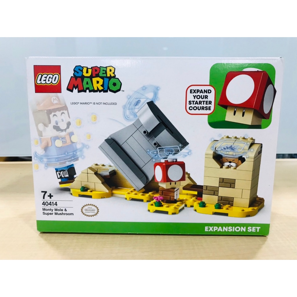 LEGO Super Mario Monty Mole &amp; Super Mushroom 40414 Expansion Set