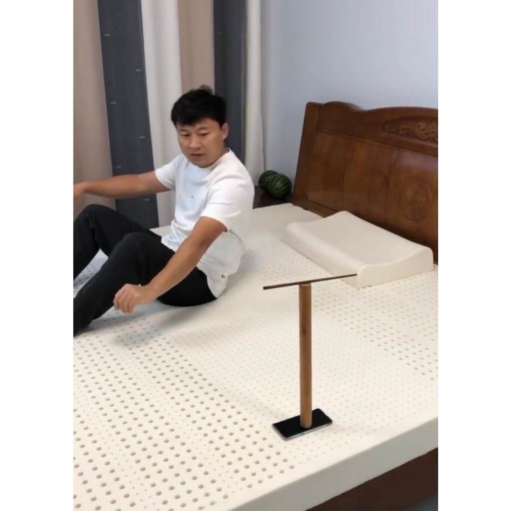 ขายดี🔥 ที่นอน ยางพาราฉีดแท้ หนา 2-6 นิ้ว ขึ้นรูป 100% มีปลอกซิป  แถมหมอนยางพารา 1ใบ
