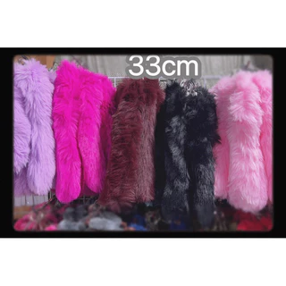 🔥14สี พวงกุญแจหางกระรอก ขายส่งและขายปลีก ขนาดยาว33cm New keychain of the squirrel tail WB
