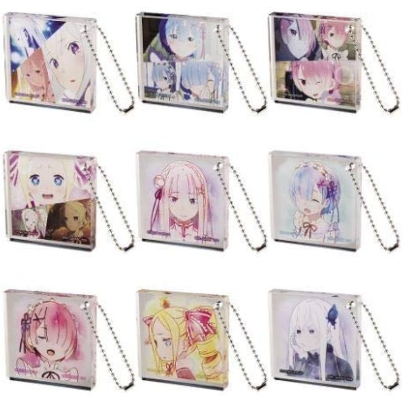 พวงกุญแจ "Ichiban Kuji ReZERO -Starting Life in Another World-Rejoice, the one with flowers in both 