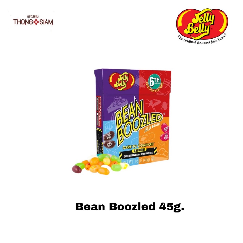 Jelly Belly BEAN BOOZLED เจลลี่ เบลลี่ ลูกอมแฮรี่ พอตเตอร์ ขนาด 45 กรัม(g.)BBE:10/10/2024