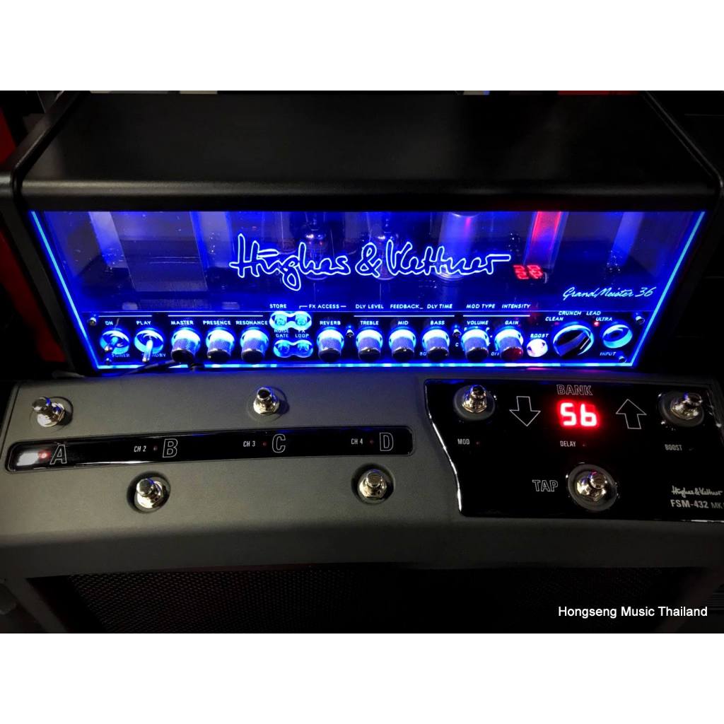 ฟุตสวิตซ์ Hughes & Kettner รุ่น FSM 432 MK III MIDI Board