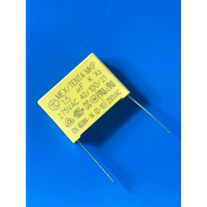 ตัวเก็บประจุ MKP 1.5uf 275v ขา 20มม ของแท้ พร้อมส่ง ของใหม่