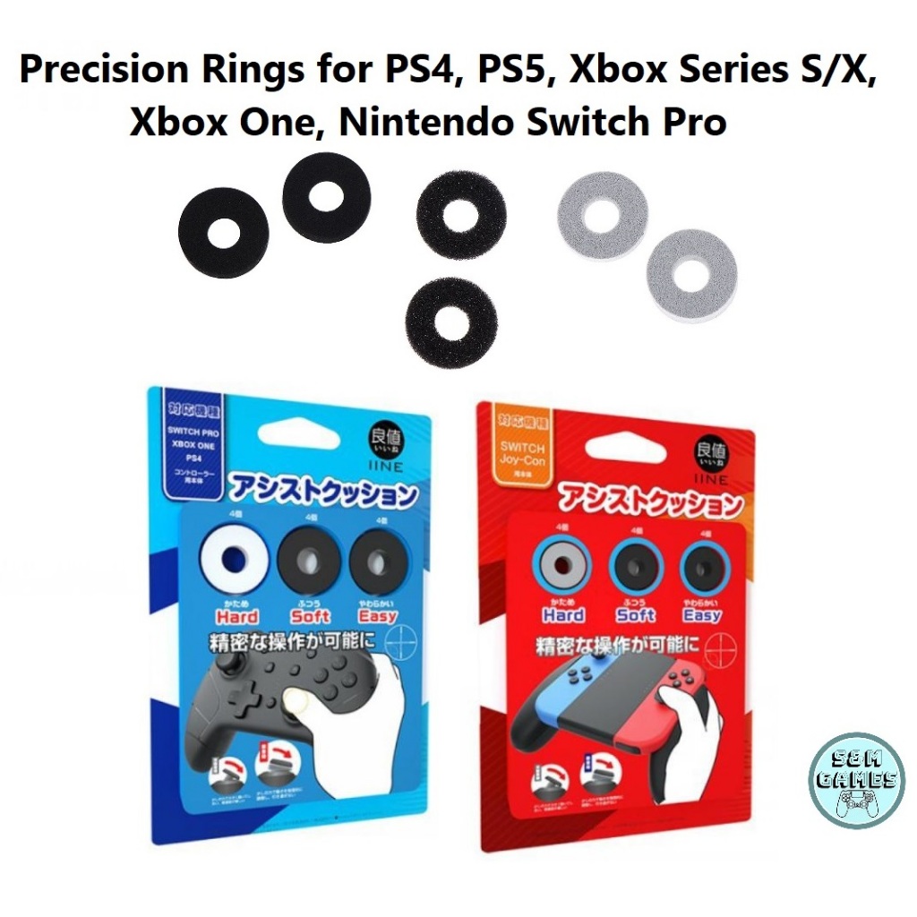 แท้ IINE Precision Rings (3-6คู่) PS4 PS5 XboxOne SeriesX Nintendo Pro Controlle