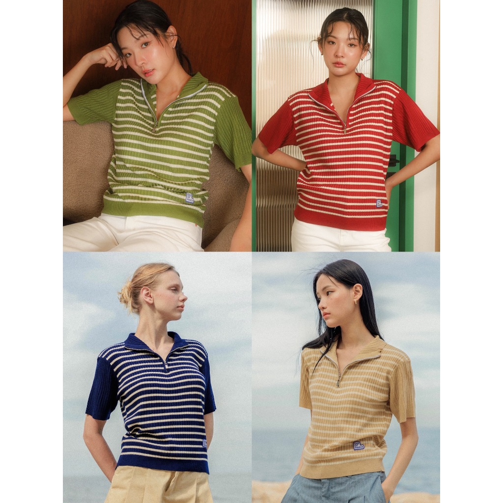 ENDOFMARCH | KNITWEAR PROJECT - Polo Half-Zip เสื้อโปโลไหมพรม