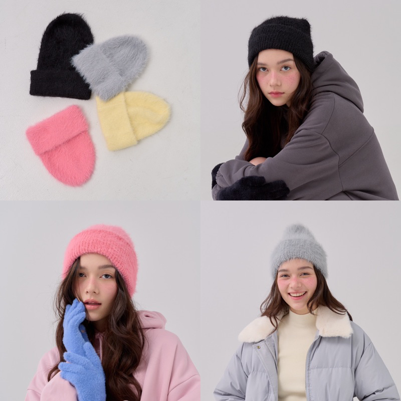 umore.made ✨beanie wool hat หมวกไหมพรมผ้าวูล หนาอุ่น