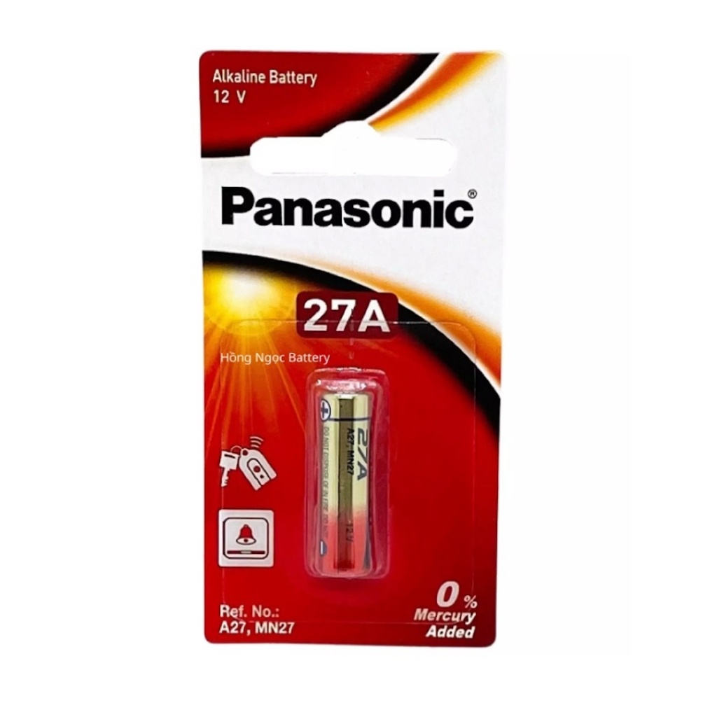 ถ่านอัลคาไลน์ 12V แดง PANASONIC LRV27A/1BPA