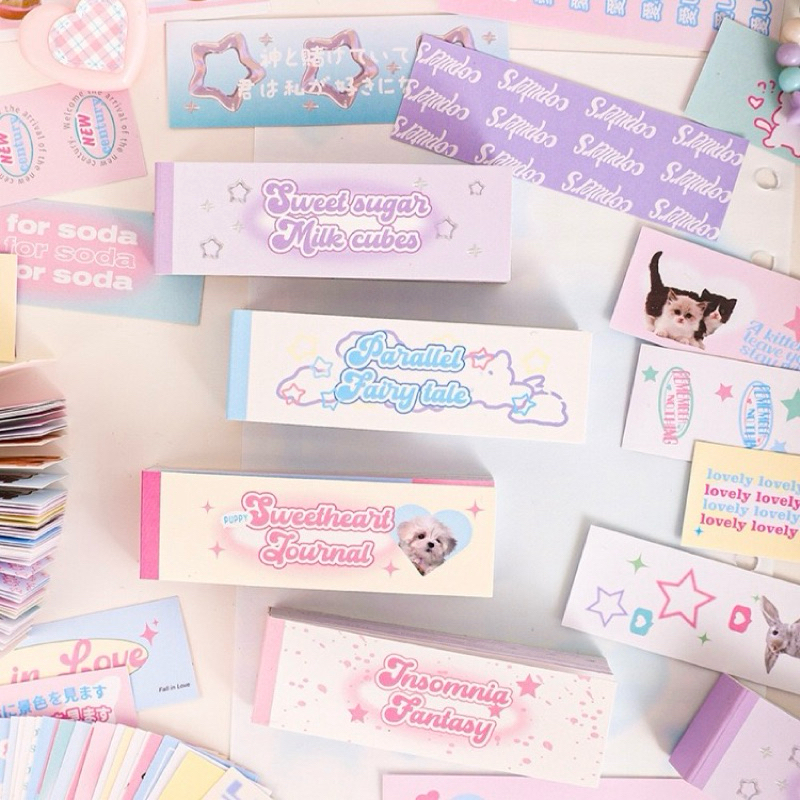 💥จัดส่งไว💥(241-1)สติกเกอร์ตกแต่งขนาดเล็กทรงสี่เหลี่ยมผืนผ้า - รูปที่ 4