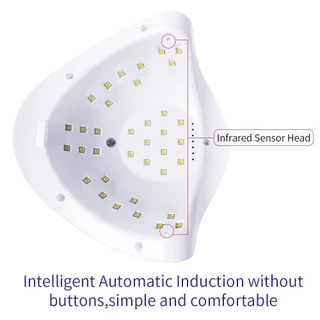 Nail.magic SUNX5 PLUS เจลเล็บเครื่องเป่า 120W UV LED สมาร์ทเล็บโคมไฟเครื่องเป่าแบบพกพาเล็บเครื่องมือ เจลขัดแห้งเร็ว