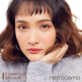 คอนแทคเลนส์ Glamour Brown (Neo Cosmo) สีน้ำตาล ขอบฟุ้ง สายฝอแบบ soft ๆ มีส่งด่วนใน กทม.