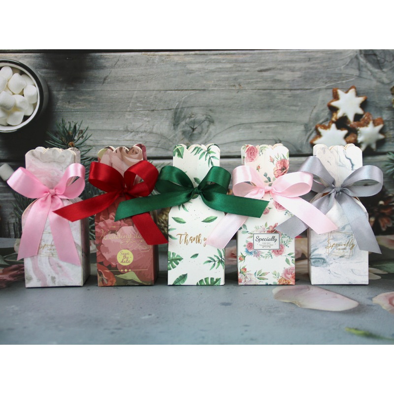 GIDA (พร้อมส่ง) กล่องของขวัญ ขนม ใส่ของฝาก ของชำร่วยราคาถูก