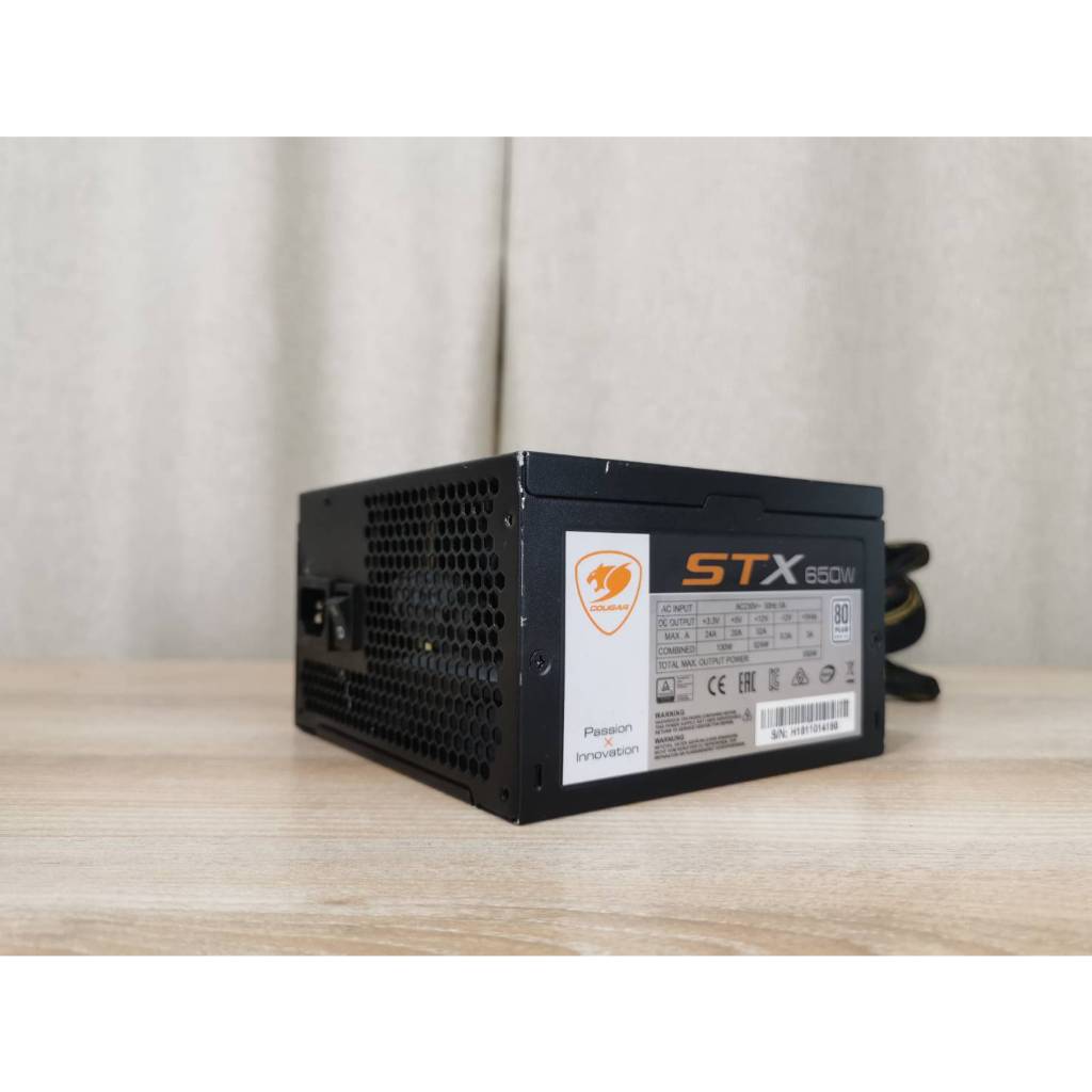 เพาเวอร์ซัพพลาย(power supply) cougar STX650w 80+