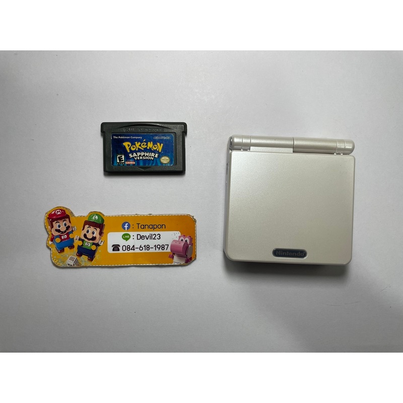🔥 Gameboy Advance SP จอips สีขาว-เหลือง 🔥