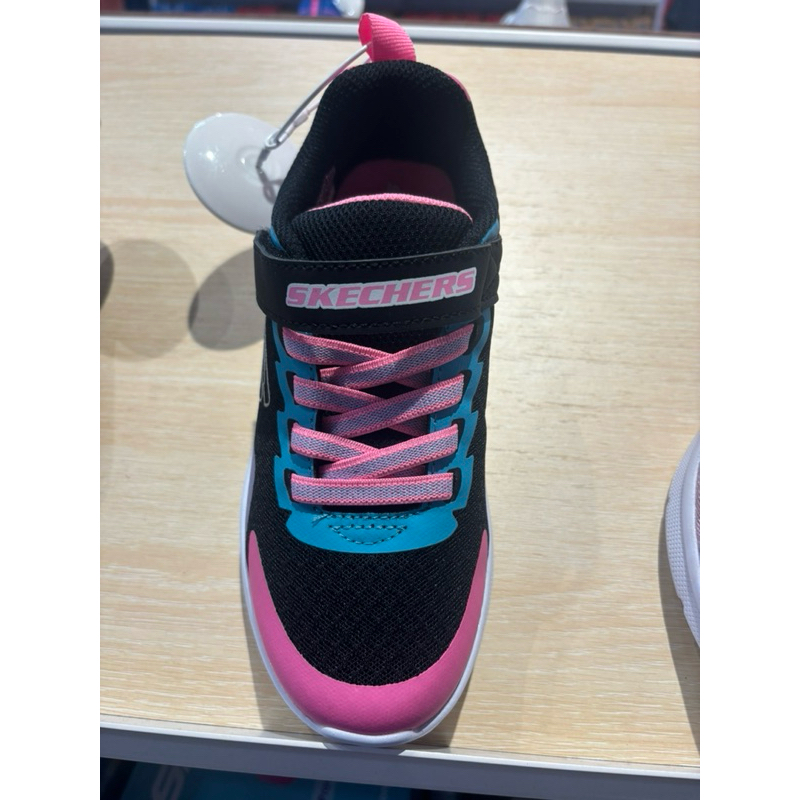 ใหม่** รองเท้าเด็กผู้หญิง Skechers 21 cm แท้จาก shop outlet สีดำ ชมพู black pink พร้อมกล่อง