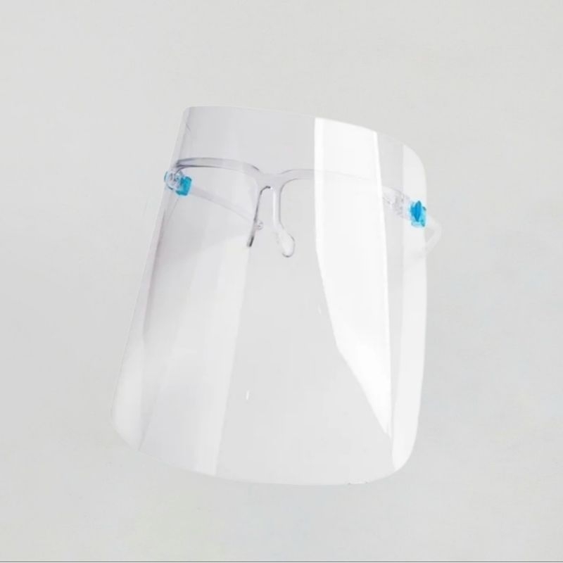 หน้ากากเฟสชิว Face Shield คุณภาพพรีเมี่ยม แบบขาแว่นคุณภาพแข็งแรง มือหนึ่ง