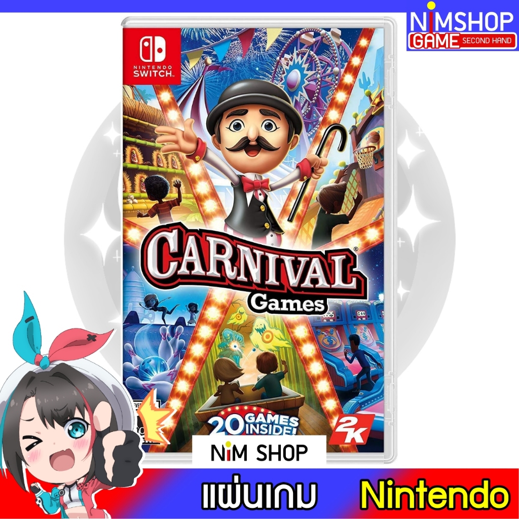 (มือ2) Nintendo Switch : Carnival Games แผ่นเกม มือสอง สภาพดี