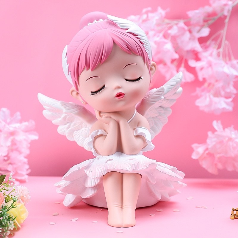 ถูกที่สุด! กระปุกออมสินนางฟ้า ไซส์จัมโบ้ สวย น่ารัก-พร้อมส่ง