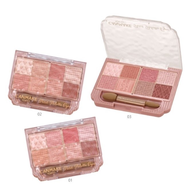 Canmake-Petit Palette Eyes แคนเมค พาเลทตา มินิอายแชโดว์ 8 เฉดสี ราคา ถูกที่สุด ดีลบีเคเค แกลเลอรีภาพที่ 2
