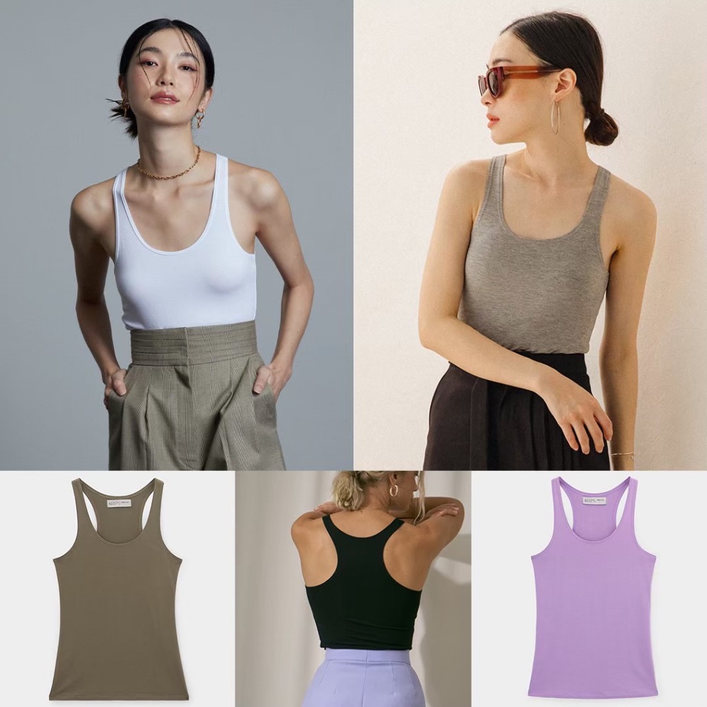 maison KEEPS | Bare Tank | เสื้อกล้ามเสื้อเบสิคผ้านุ่ม