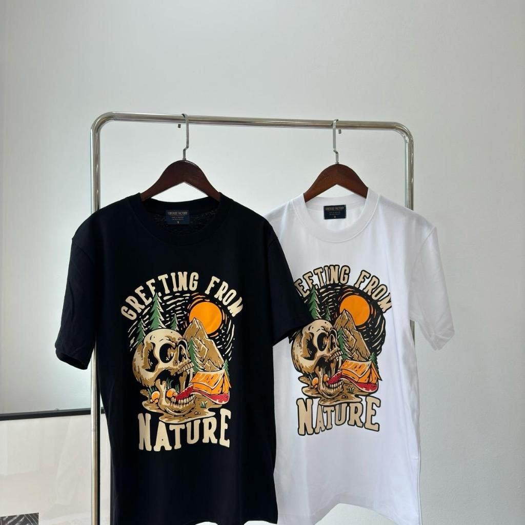 (พร้อมส่ง) เสื้อยืด GREETING ROOM - ผ้า Cotton100%