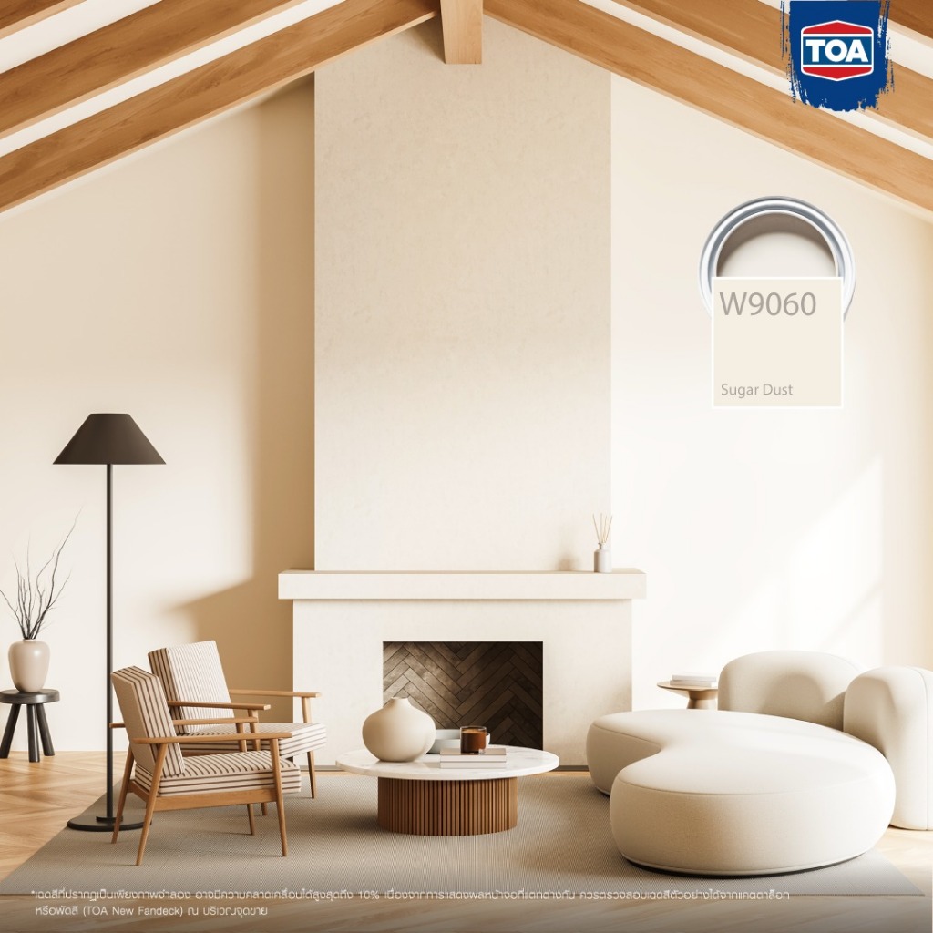TOA สีทาบ้าน เฉดสี W9060,W9078,W9089,W9139 4SEASONS "1แกลอน" (กึ่งเงา) สีทาภายนอก สีทาภายใน