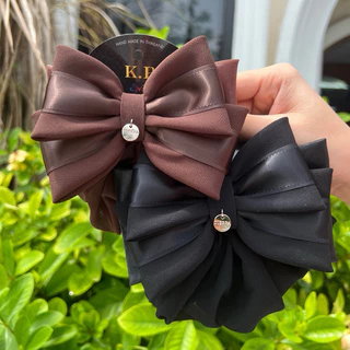 Bow Ribbon satin lace 🎀#โบว์ติดผม #เน็ตผม#กิฟติดผม#แฮร์พีท#คาดผม