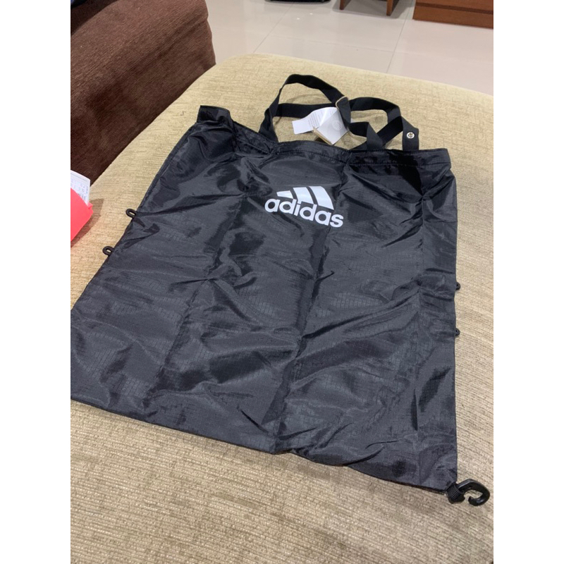 Adidas packable bag สีดำ