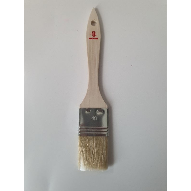แปรงทาขนมด้ามไม้ ยี่ห้อ Matfer - Flat brush with wooden handle ขนาด 35 mm และ 40 mm