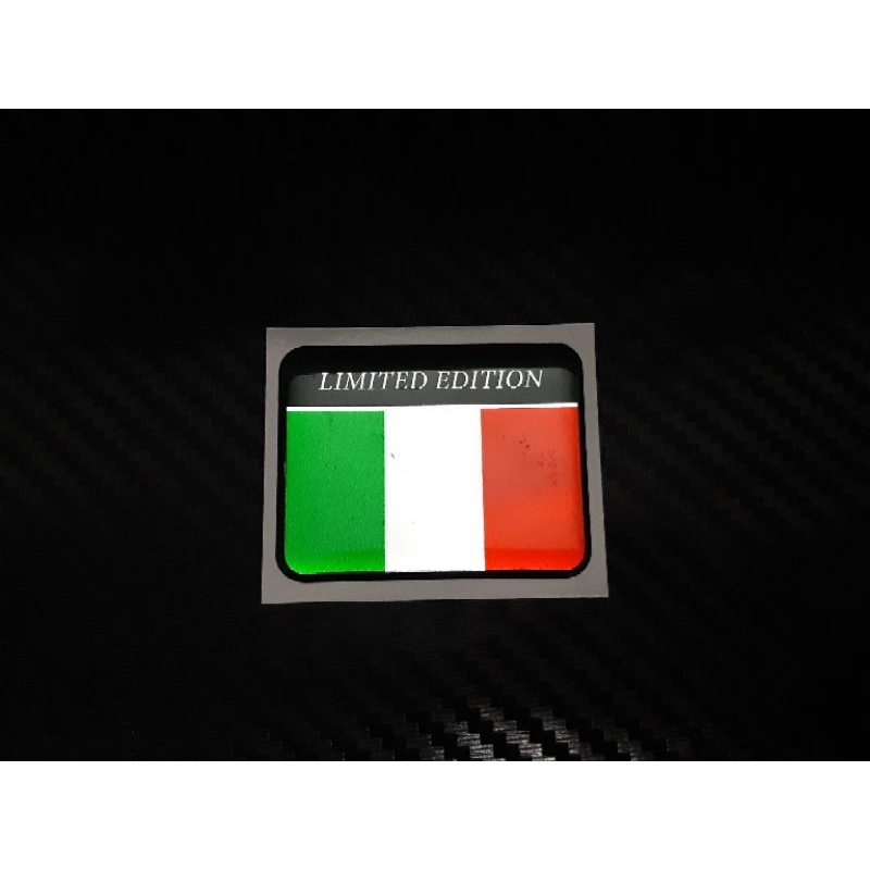 สติ๊กเกอร์ อิตาลี Limited Edition งานเรซิ่น 3D