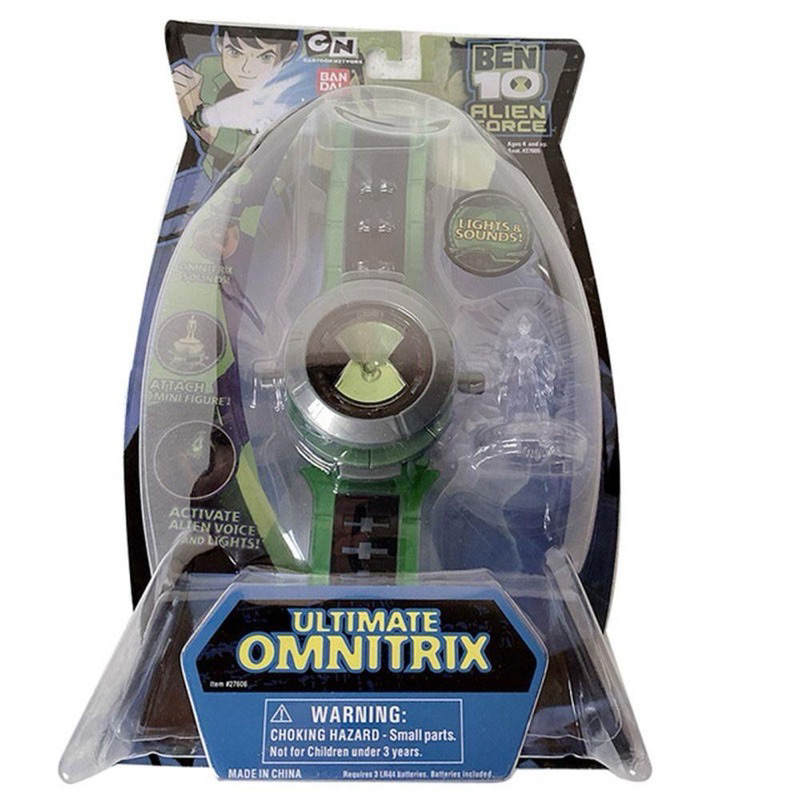 นาฬิกาข้อมือเบนเทน (Ben 10 ) Omnitrix พร้อมส่ง Omnitrix ฟิกเกอร์ฉายภาพนาฬิกาข้อมือ กล่องสีสวยหรู