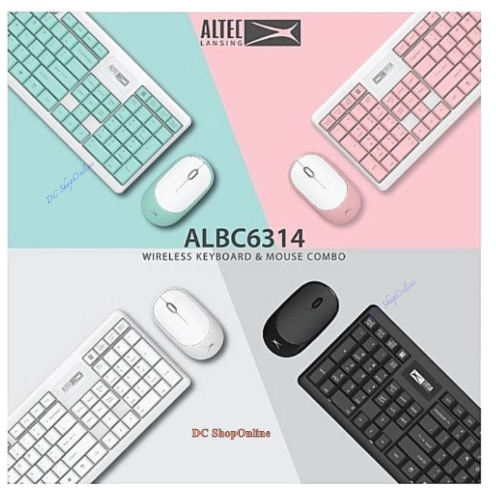 ALTEC Lansing Wirless Keyboard + mouse รุ่นSPT6314/ ALTEC Lansing 6314แป้นพิมพ์ไทย-อังกฤษ